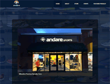 Tablet Screenshot of andaresports.com